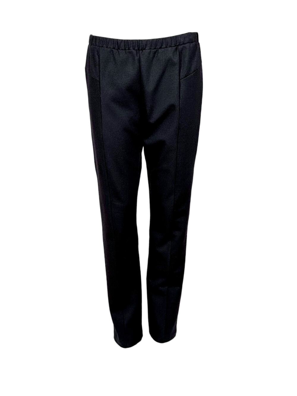 Women's Black Pull On Straight Pants Size XL Klaveli NWT